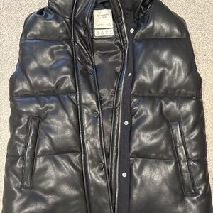 Leather vest